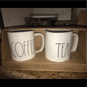 Rae Dunn Coffee Tea mugs set